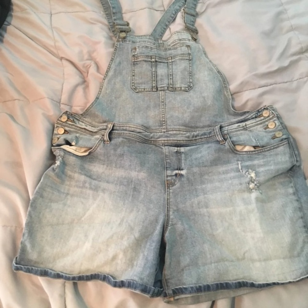 Torrid Overall Shorts